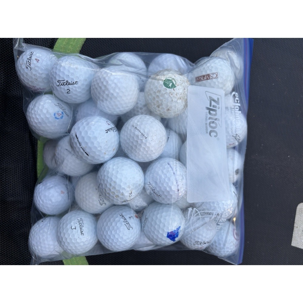 60+ Titleist Used Golf Balls